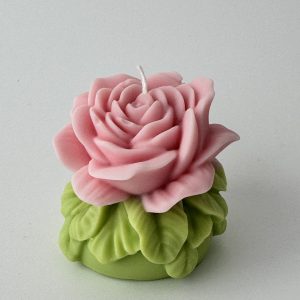 Lumânare decorativă artizanală „Trandafir imperial”