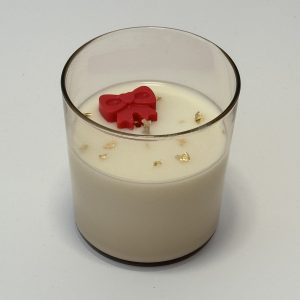 Lumânare artizanală în recipient „Șoaptă de lumină”